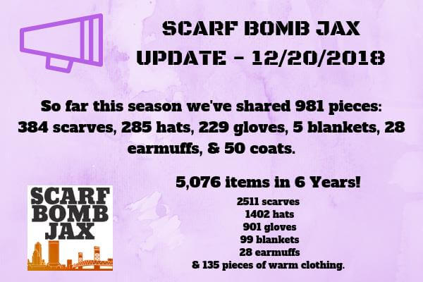 Scarf Bomb Jax Update – December 20 2018